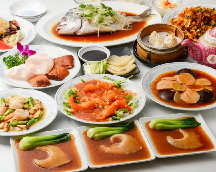 フカヒレ､生ホタテ､アワビ